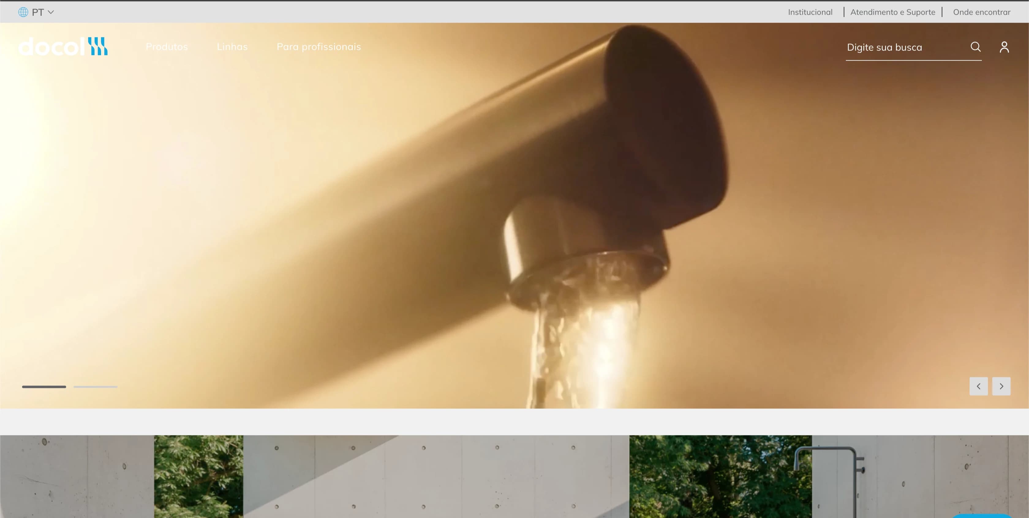 Print do site Docol
