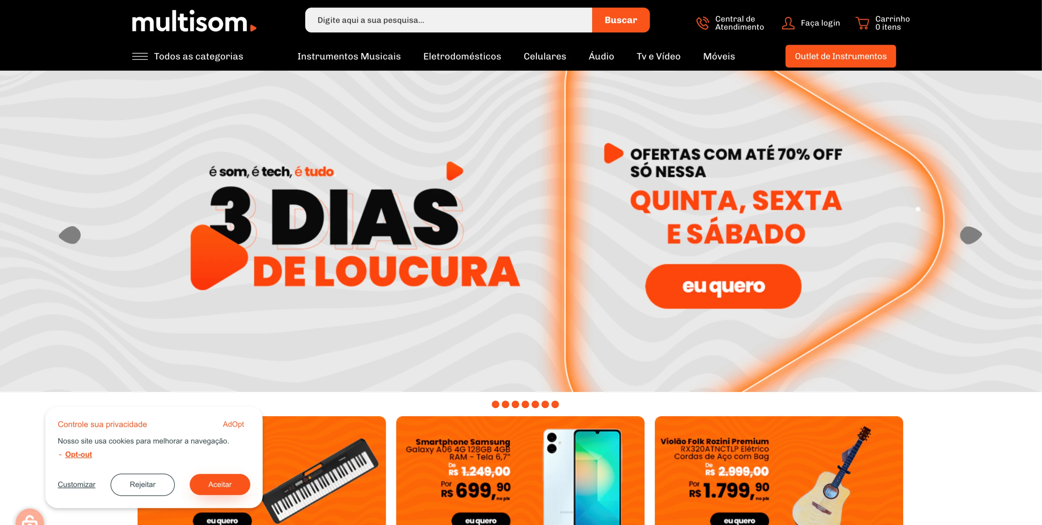 Print do site Multisom